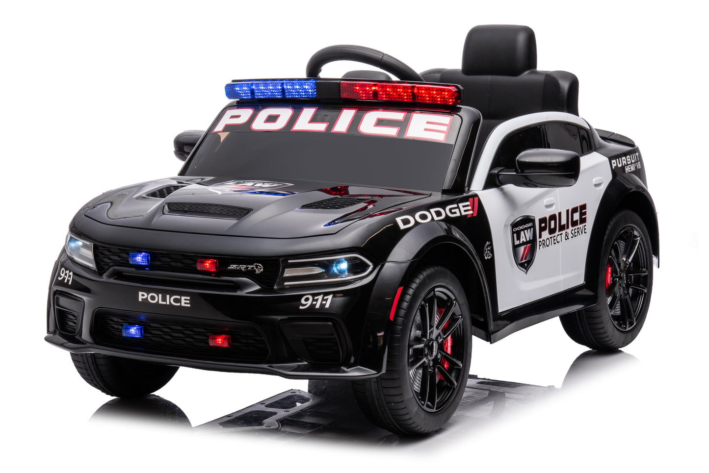 Kids R/C Licensed Dodge Police car 12V - ZB911