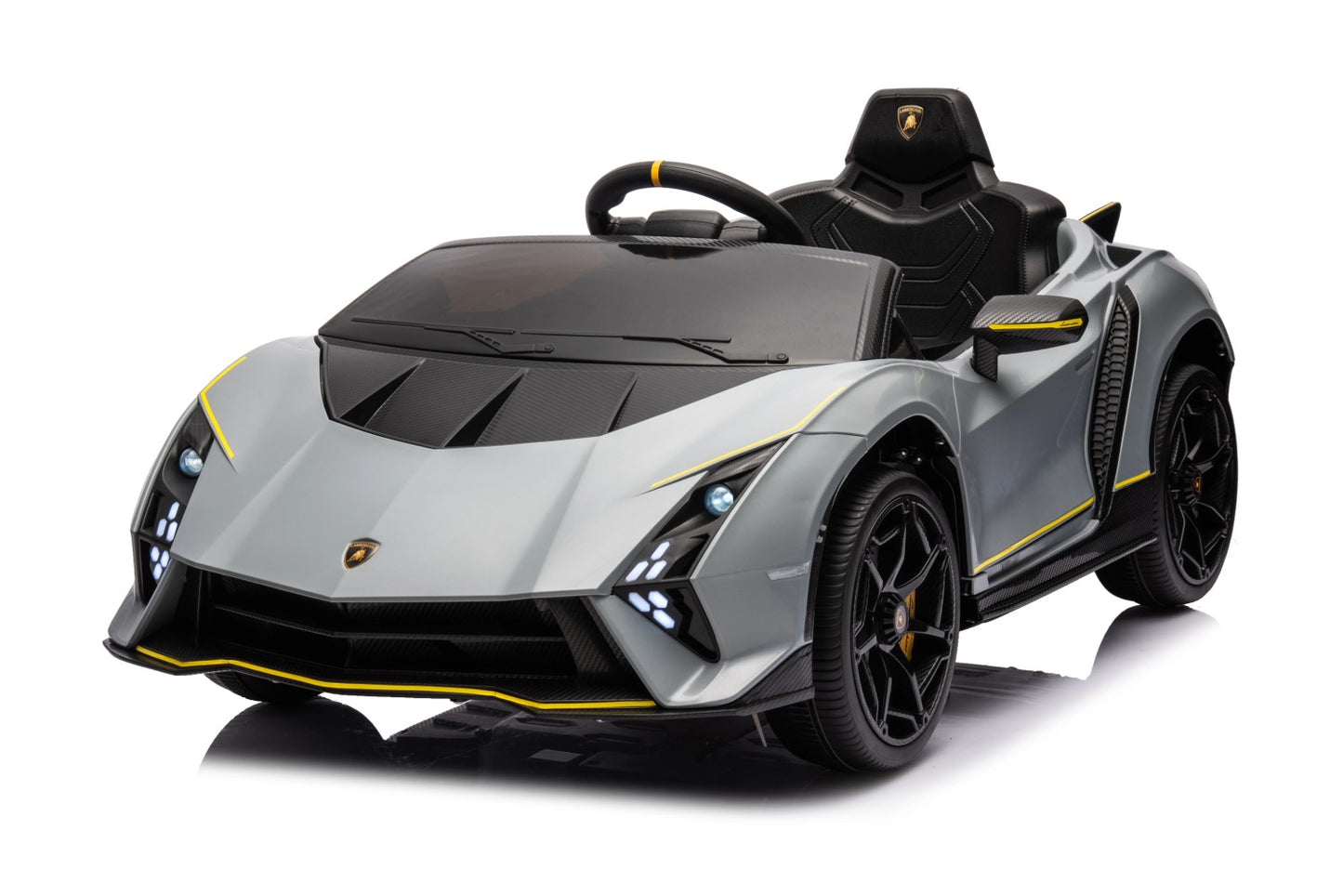 Licensed Lamborghini Revuelto Ride On Car for Kids, 12V Battery Powered Electric Vehicle, Remote Control Sports Car Toy with Music, Bluetooth, USB, Headlight, Purple