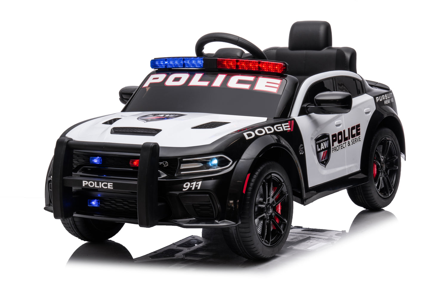 Kids R/C Licensed Dodge Police car 12V - ZB911